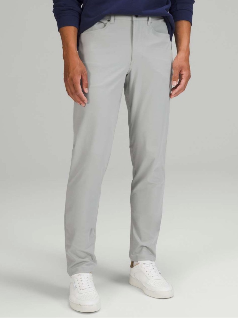 Lululemon ABC Slim-Fit Pant 31” Warpstreme™ Silver Gray Grey Size 34